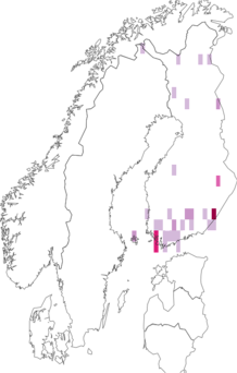 Kaarta Coleophora pappiferella. Data source: GBIF