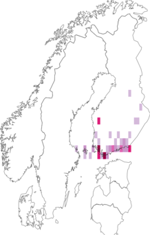 Kaarta Coleophora tamesis. Data source: GBIF