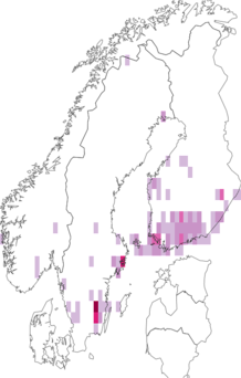 Kaarta Coleophora otidipennella. Data source: GBIF