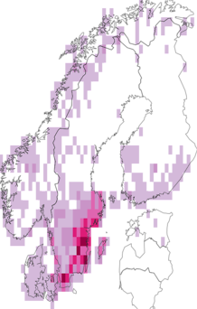 Kaarta punatäpläperhoset. Data source: GBIF