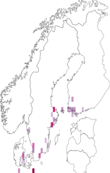 Kaarta Coleophora laricella. Data source: GBIF