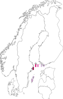 Kaarta Coleophora succursella. Data source: GBIF