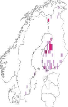 Kaarta Coleophora plumbella. Data source: GBIF