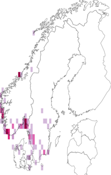 Kaarta Cladonia ramulosa. Data source: GBIF