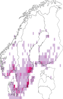 Kaarta kyläneidonkieli. Data source: GBIF