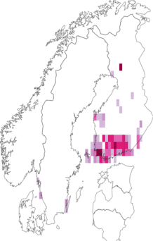 Kaarta Coleophora therinella. Data source: GBIF