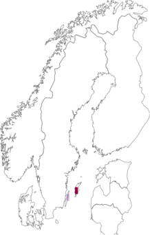 Fyndkarta för Cortinarius rapaceotomentosus. Datakälla: GBIF