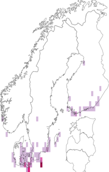 Fyndkarta för Heliothis. Datakälla: GBIF