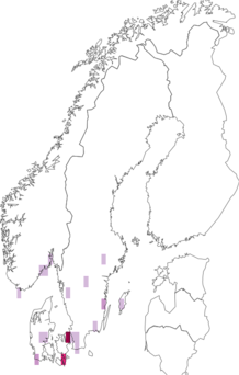 Fyndkarta för Russula sororia. Datakälla: GBIF
