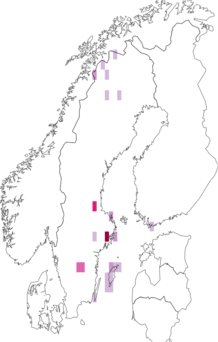 Fyndkarta för Eutardigrada. Datakälla: GBIF