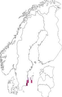 Kaarta Setina roscida. Data source: GBIF