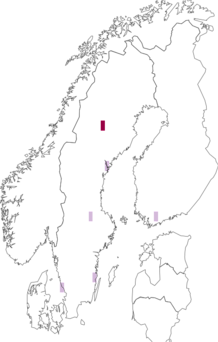 Fyndkarta för Limnophila. Datakälla: GBIF