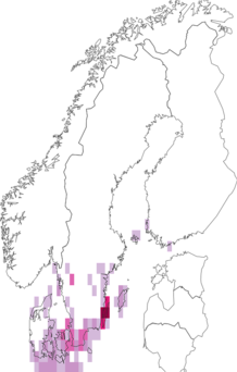 Kaarta Centaurium erythraea. Data source: GBIF