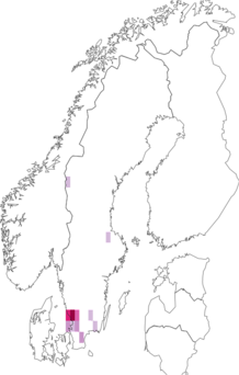Fyndkarta för Dactylospora parasitica. Datakälla: GBIF