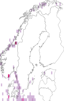 Fyndkarta för Cerastoderma edule. Datakälla: GBIF