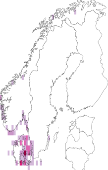 Fyndkarta för Delesseriaceae. Datakälla: GBIF