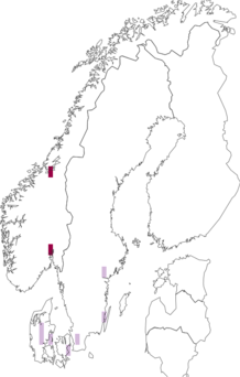 Fyndkarta för Gnomonia. Datakälla: GBIF