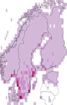 Fyndkarta för Anthus. Datakälla: GBIF