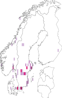 Kaarta Agaricus bisporus. Data source: GBIF