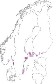 Fyndkarta för Sorhagenia. Datakälla: GBIF