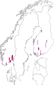 Fyndkarta för svartahavskål. Datakälla: GBIF