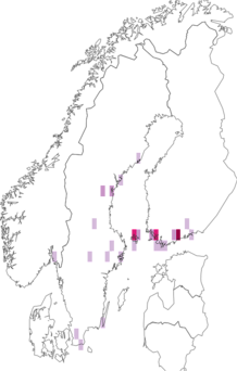 Fyndkarta för Discomyza incurva. Datakälla: GBIF