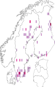 Fyndkarta för Atylotus fulvus. Datakälla: GBIF