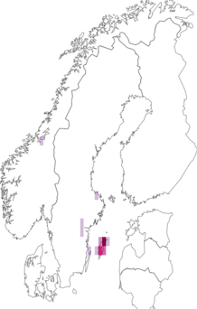 Kaarta Cortinarius atrovirens. Data source: GBIF