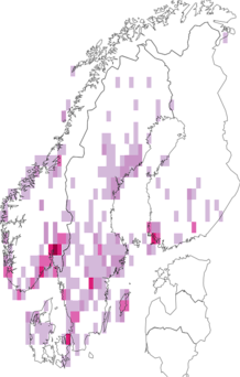 Fyndkarta för Sigara. Datakälla: GBIF