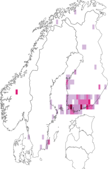 Kaarta Coleophora vestianella. Data source: GBIF