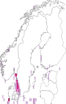 Fyndkarta för havstulpaner. Datakälla: GBIF